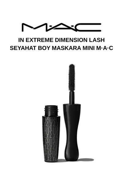 M.A.C Mini Boy 3D Hacim Veren Siyah Maskara Yoğun Siyah Dramatik Kirpik Etkisi