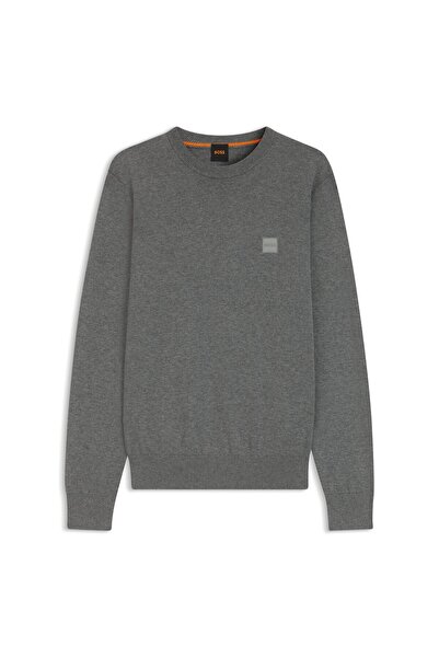 BOSS Pamuk ve Kaşmir Karışımlı Triko Kazak