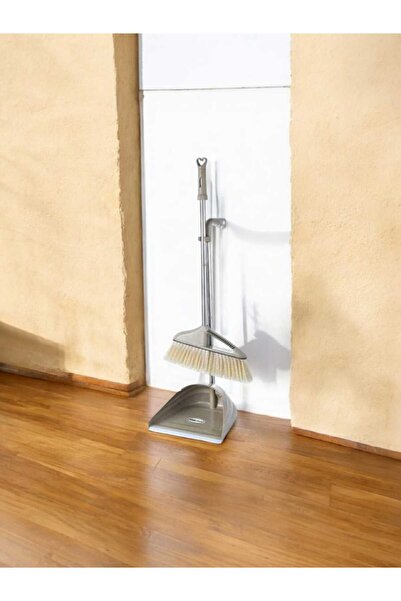 Generic Alextreme Broom And Dustpan Set Standing Upright Dust Pan Long Handle...