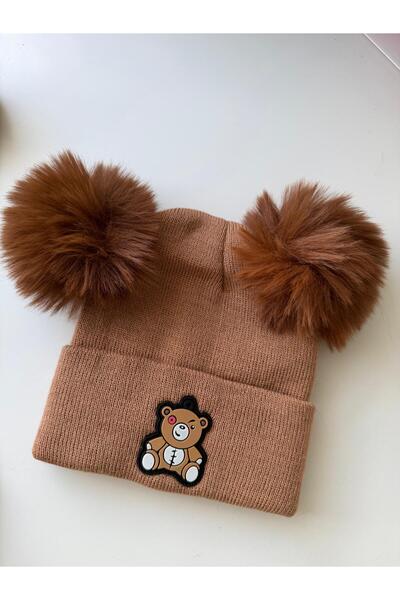 Bumelo Pompom teddy bear children's beanie