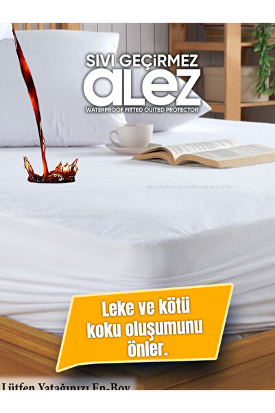 Asorty Tekstil PU Membranlı, Nefes Alabilen, Leke ve Koku Önleyici Yatak Koru...