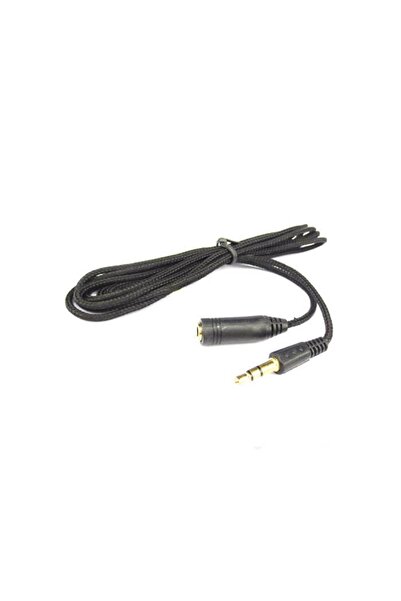 WOZLO 1.5m Ipli Kulaklık Ses Hoparlör Uzatma Kablosu 3.5mm Uzatma Stereo Uzatma