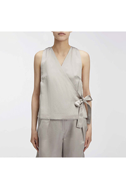 Calvin Klein Kadın Bej Tshirt