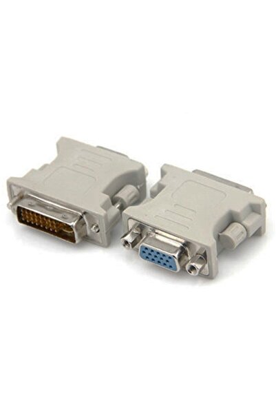 WOZLO Dvi 24+5 Erkek To Vga Dişi Çevirici Dönüştürücü - Dvi Vga Adaptör