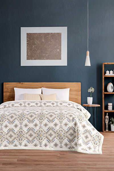 Monolisse Sherpa Damon Blanket Double Size Beige 200X230Cm