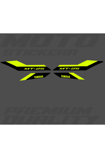 Yamaha MT-25 UYUMLU STİCKER