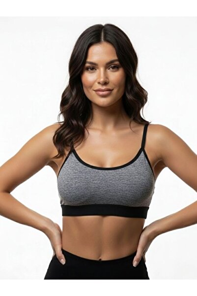 MİSTİRİK Astura Model Thin Strap Back Detail Cross Design Soft Women's Padded...