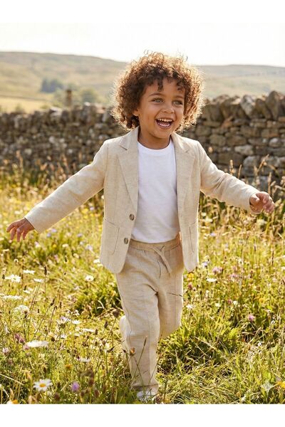 Momivi Kids Erkek Bebek&Çocuk Özel Gün Blazer Ceketli 3'lü Kombin