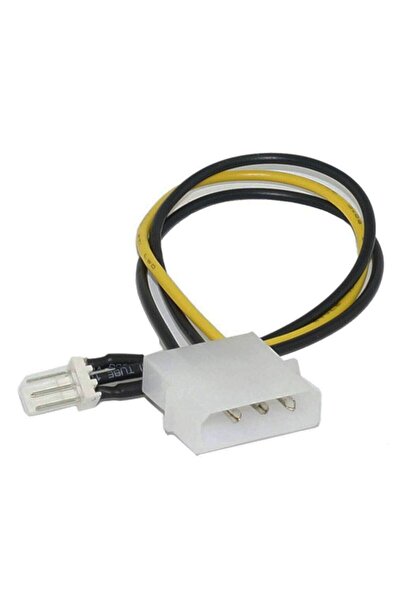 WOZLO Molex 4 Pin To 3 Pin Erkek Fan Konnektör Soket Çevirici - 20cm