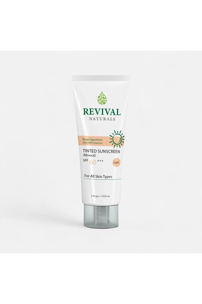 revival naturals Tinted Sunscreen SPF 60