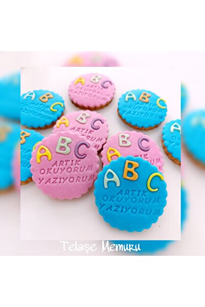 telaşe memuru 30 Pieces of Reading Day Abc Cookies