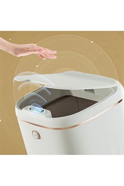 AyShop Pille Çalışır 25x25x30 cm Mutfak Banyo Sensörlü Otomatik Açılır Kapanı...