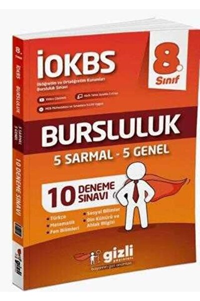 Genel Markalar GİZLİ YAYINLARI 8.Sınıf İOKBS Bursluluk 10 Deneme Sınavı