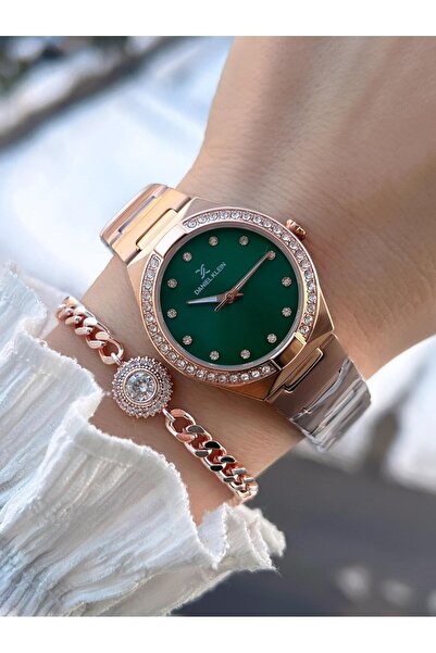 Daniel Klein 2 Years Warranty Steel Cord 3 Atm Water Resistant Women Wristwat...