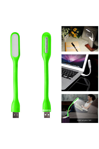 WOZLO Usb Led Işık Lamba Klavye Aydınlatma Kitap Okuma Lambası Yeşil