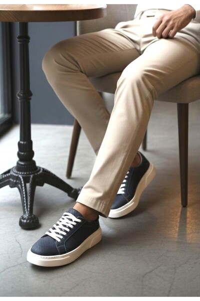 crybrands Real Leather Loccomotive Model H1Ypmnç Men's Leather Sneaker