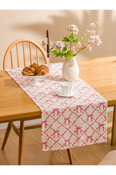 LC Waikiki Red Bow Printed Runner 45X150 cm