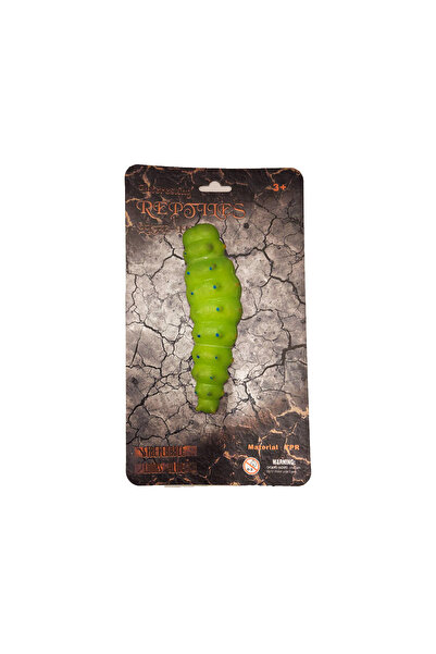 Animal World Calimera Toys Hayvan Figürleri Oyuncak Yeşil Dev Tırtıl Yumuşak