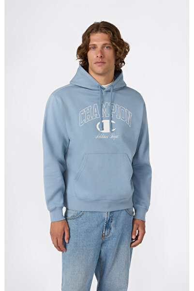 Champion State Of Play Hooded Sweatshirt Mavi Erkek Sweatshirt - 221599-BS202