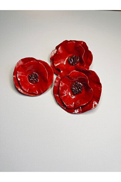 Serenity MT Set of 3 clay brooches