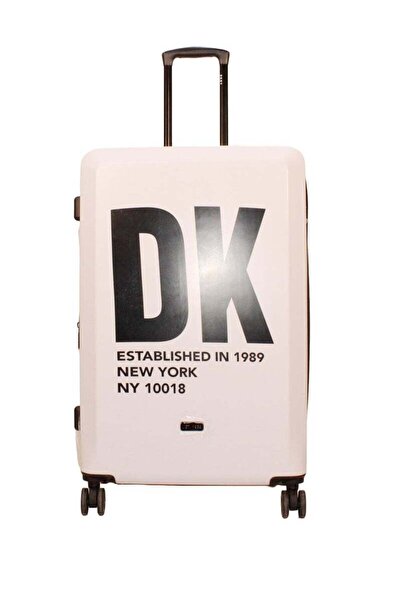 Dkny Hardside Luggage Â€“ Small | White | Stylish & Lightweight Travel Trolley