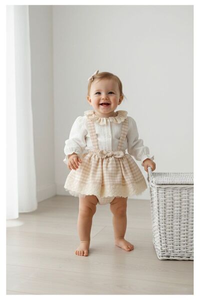 Butik KIZ BEBEK %100 PAMUKLU SALOPET 2'Lİ TAKIM