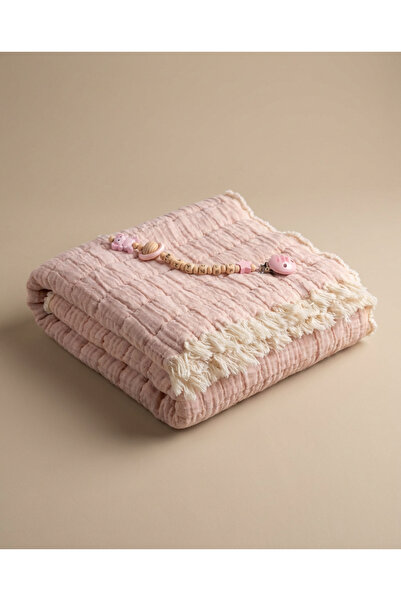 Pufuduk Baby بطانية أطفال من الموسلين المحشو بالألياف مكونة من 5 طبقات - بطان...