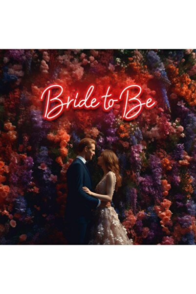 Slasa Bride To Be Neon Sign – 102x28 cm Red LED Wall Light for Wedding & Party