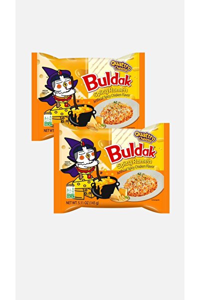 yitian yimian Buldak Quattro Cheese 2 Adet ( Helal Damgalı)