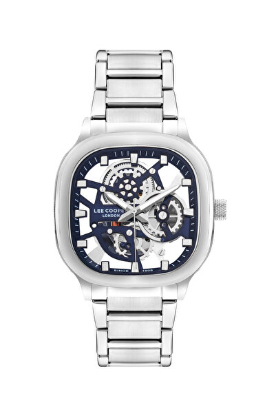 Lee Cooper ساعة رجالية تناظرية بمينا أزرق داكن - LC07974.390