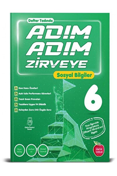 Newton Yayınları 6. Sınıf Adım Adım Zirveye Sosyal Bilgiler Etkinlikli Soru B...