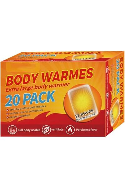 Genericc 20PCS Body Warmers Stick On Heat Pads for Back Pain Relief - Instant...