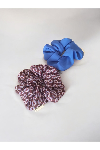 Pirene Arts Azzura & Velora Duo Scrunchie Set