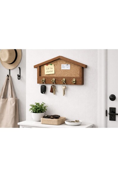 Phellos AHŞAP PAN0 & ANAHTARLIK - DUVAR ASKILIK