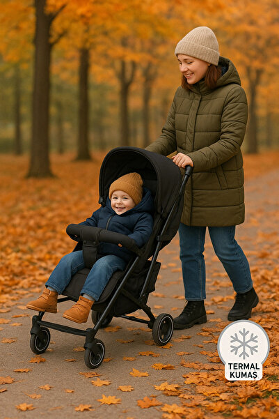 Tripper Molly Termal 4 Mevsim Yeni Nesil Baston Bebek Arabası Gri