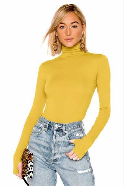 ModaYaren YUMUŞAK DOKU BADİ (KOL UCU PARMAKLI) esnek örgü yapısı ile her bede...