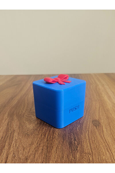 HobiHub 3D Tasarım Yüzük kutusu şeklinde içinden Nah El haraketi çıkan Yaylı ...