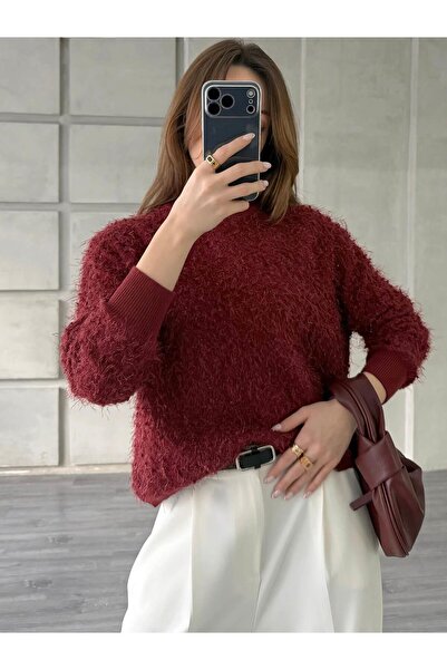 Coral Simli Sakallı Kazak 7682 Bordo