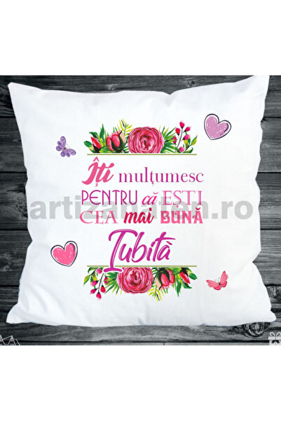 OEM Decorative pillow with romantic message - Beloved