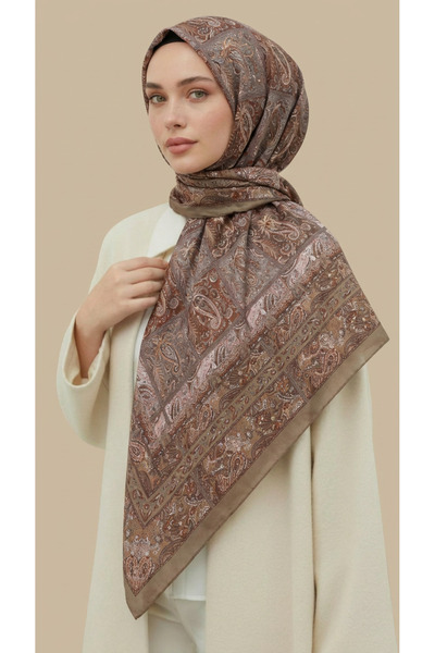 Karaca Eşarp MAVERA 120 εκ. ΒΑΜΒΑΚΕΡΟ ΣΑΛΙ - ΚΡΕΜ