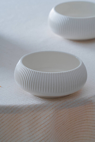 ACAR Bianco Perla Porcelain Round Bowl - 11 cm