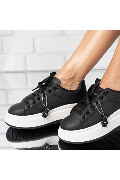 Sofia Store Sneakersi dama cu talpa inalta din piele ecologica Kaira