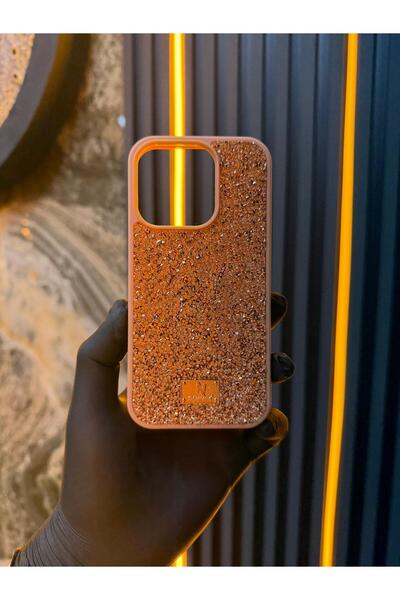 SOYLU MİX حافظة آيفون 15 برو من السيليكون الفاخر بتصميم حجري