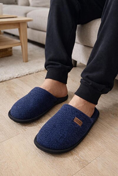 fluffy Men's Silent and Anti-Slip Sole, Warm, Seasonal, Plush Inside, Corduro...