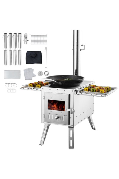 VEVOR Sobă portabilă de camping pe lemne