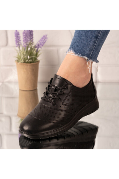 Sofia Store Sneakersi dama din piele ecologica perforati Vahide