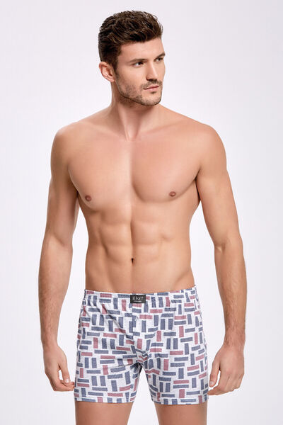 İlke Men'S, Patterned, 100% Cotton Printed, Comfort, 6-Piece Boxer
