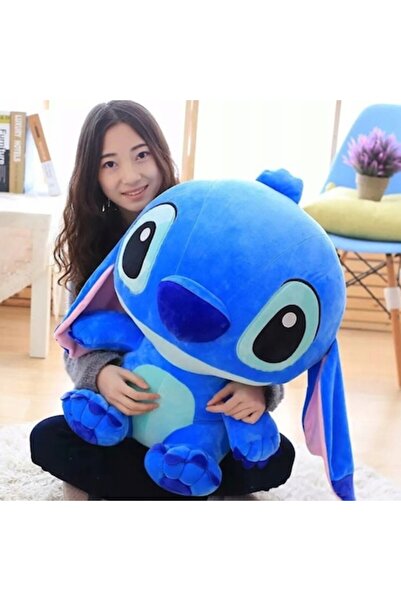 OEM Jucărie de pluș Stitch, personaj Lilo și Stitch, 55 cm + set de 8 tatuaje...