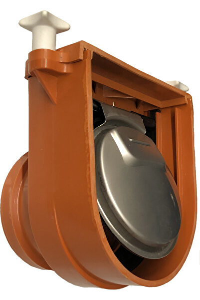 Dallmer Dn125'lik Atık Pis Su Rögar Klapesi Lağım Kanalizasyondan Binaya Fare...