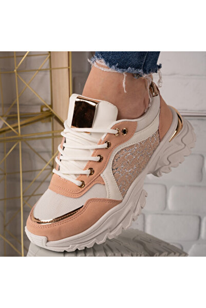 Sofia Store Sneakersi dama cu talpa inalta din piele ecologica Yaren